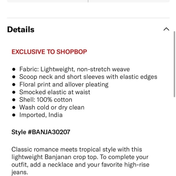 Banjanan Halo Top - Shadow Bloom Marina - Picture 5 of 8